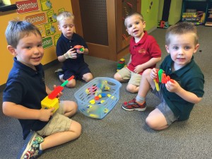 little boys playing
